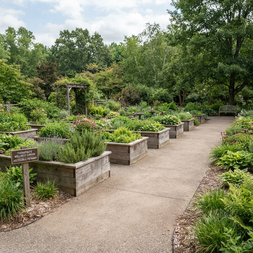 Senior Living garden space example