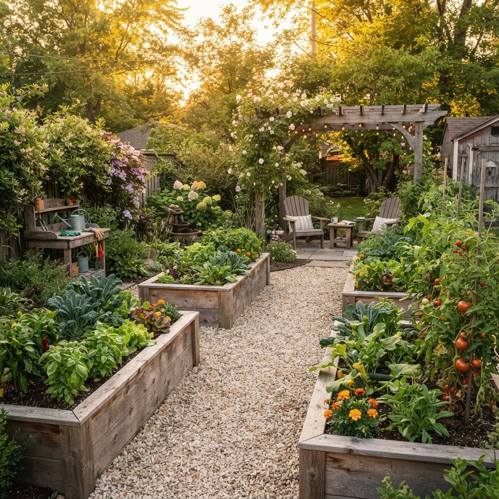 Backyard Retreat — a completed homes & families garden space